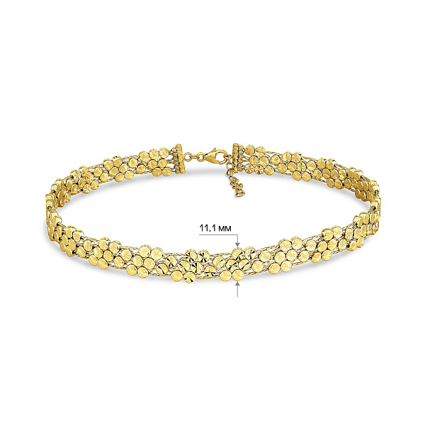 Кольє Francelli з алмазною гранню (арт. 353005ж) – зображення 8