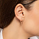 Золотые серьги без камней (арт. 1091926) – изображение 3