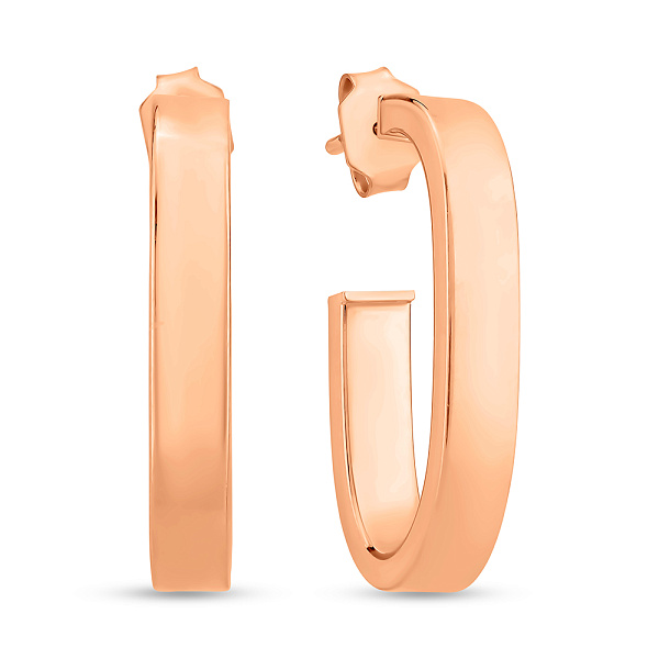 Золотые серьги без камней (арт. 1091576/25) – изображение 1