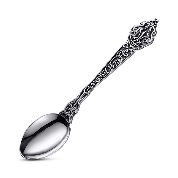 Серебряная чайная ложка Герб Украины (арт. 7922/8100055) – изображение 1