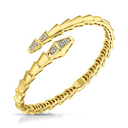 Браслет из желтого золота Змея (арт. 326881ж)