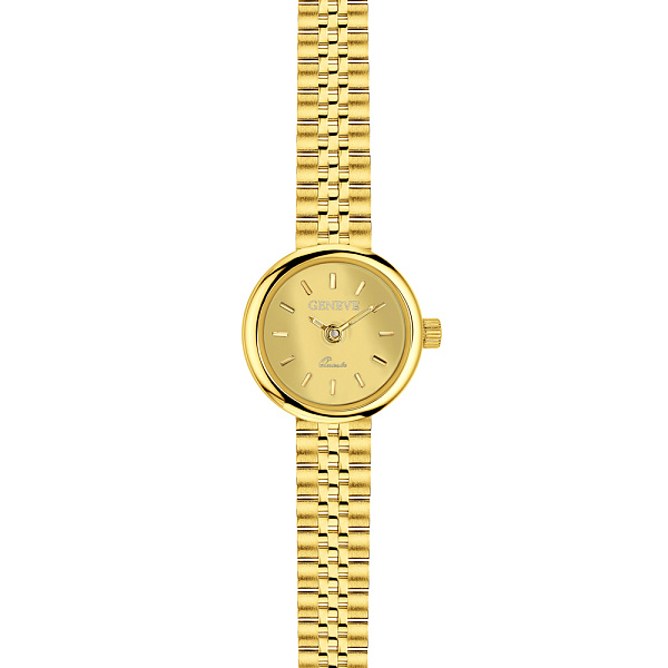 Тонкий годинник з жовтого золота (арт. 260167жж) – зображення 2