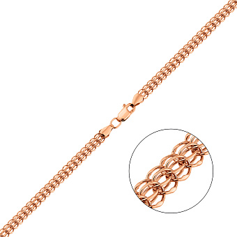 Цепь из красного золота плетения Питон (арт. Ц305611)
