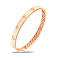 Жесткий золотой браслет с фианитами (арт. 326341) – изображение 1