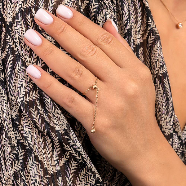 Каблучка FLY з червоного золота (арт. 1401058) – зображення 2