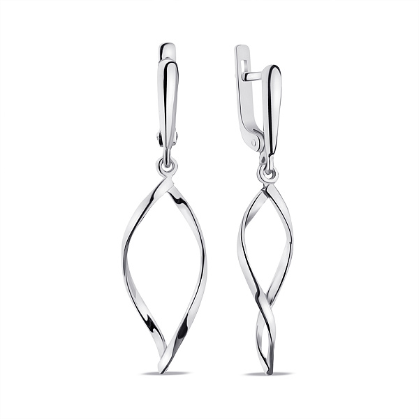 Серебряные серьги с подвеской (арт. 7502/1100354) – изображение 1