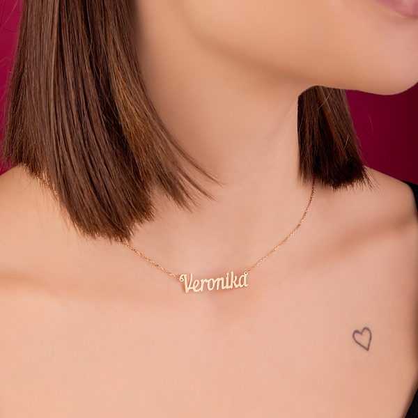 Золоте кольє Veronika (арт. 360224) – зображення 3
