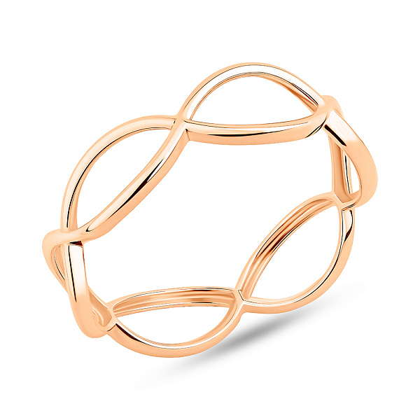 Кольцо из красного золота (арт. 140040) – изображение 1