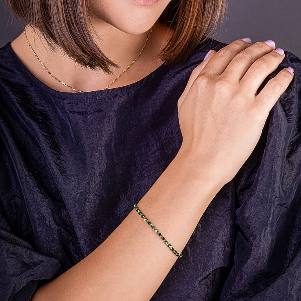 Браслет из желтого золота Francelli (арт. 323598жз) – изображение 2