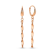 Фото Серьги из красного золота (арт. 1091634)