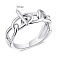 Кольцо из серебра "Цепь" без вставок Trendy Style (арт. 7501/5717) – изображение 2