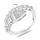 Серебряное кольцо змея с фианитами (арт. 7501/8774) – изображение 3