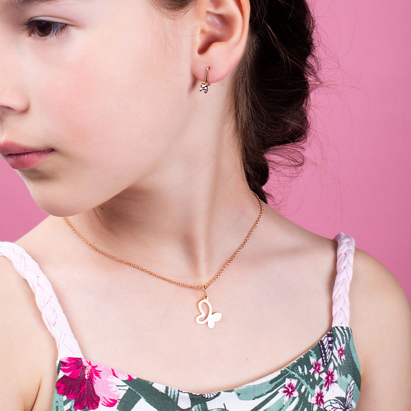 Золотой подвес без камней (арт. 423862) – изображение 4