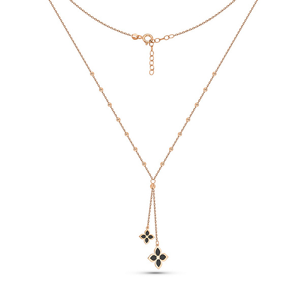 Золотое колье с подвесками (арт. 352648еч) – изображение 2