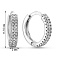 Серьги из белого золота с бриллиантами (арт. С011642010б) – изображение 4