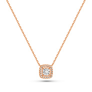 Фото Золоте кольє з діамантами (арт. Ц011234015)