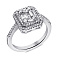 Серебряное кольцо с фианитами (арт. 7501/6816) – изображение 1