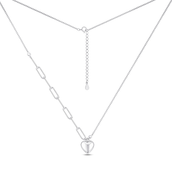 Серебряное колье Сердце (арт. 7507/2502) – изображение 1