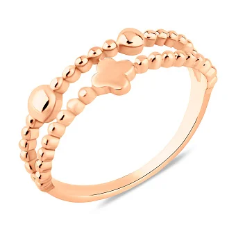 Кольцо из красного золота (арт. 155807)