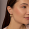 Серьги из желтого золота Сердечки (арт. 1101223ж) – изображение 3