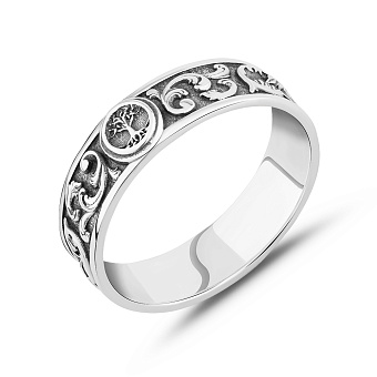 Серебряное кольцо Оберег (арт. 7901/2242)