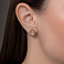 Серьги из красного золота без камней (арт. 470818) – изображение 2