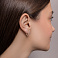Серьги из красного золота с дорожкой из фианитов (арт. 420280) – изображение 3