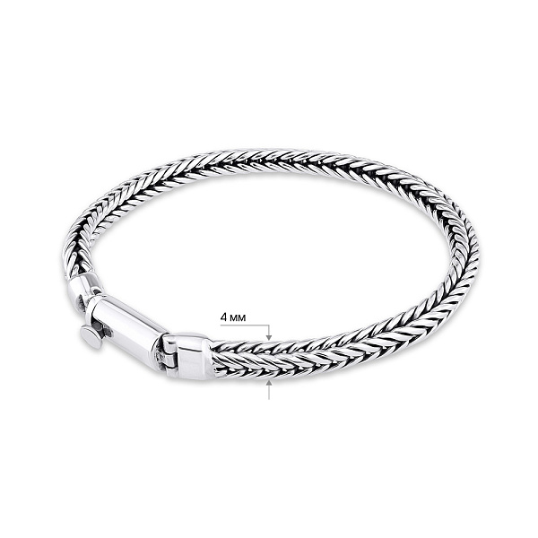 Серебряный браслет плетения Спига (арт. 7909/4665) – изображение 2