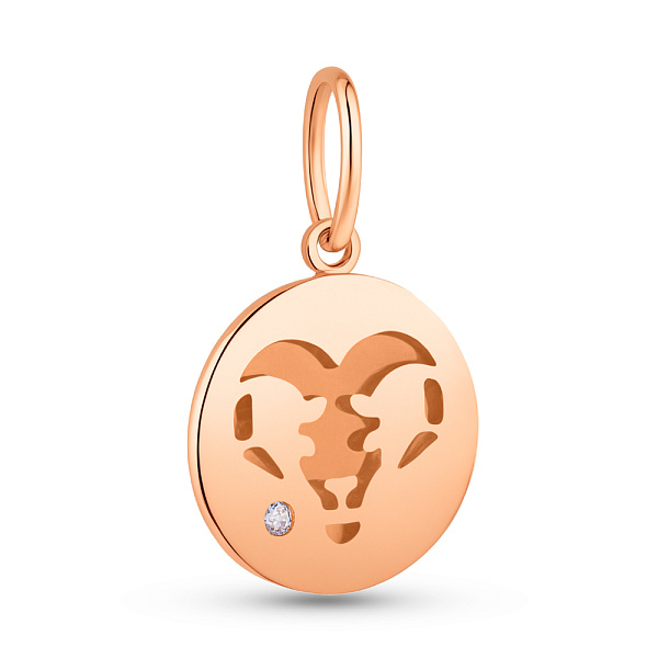 Золотой подвес Овен (арт. 424739ов) – изображение 1