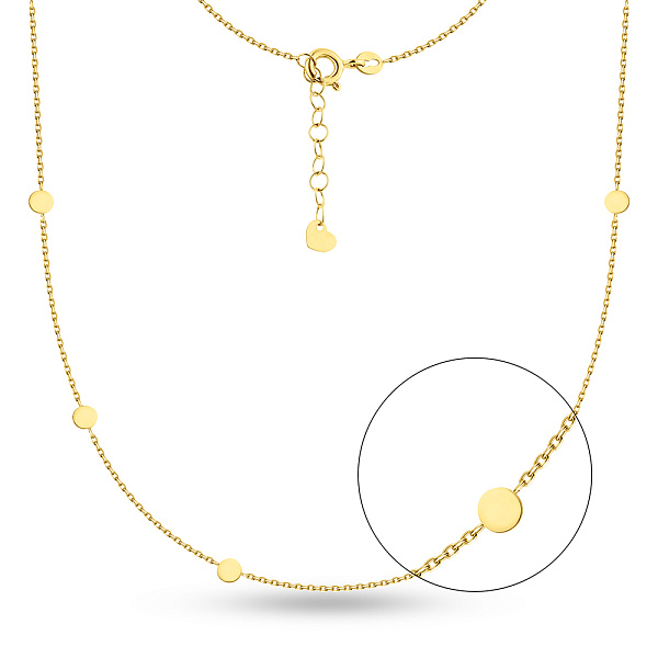 Кольє Монети з жовтого золота (арт. 351090/3ж) – зображення 1