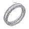 Серебряное кольцо с дорожкой из фианитов (арт. 7501/6506) – изображение 2