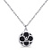 Серебряное колье с ониксом (арт. 7507/1690о) – изображение 1
