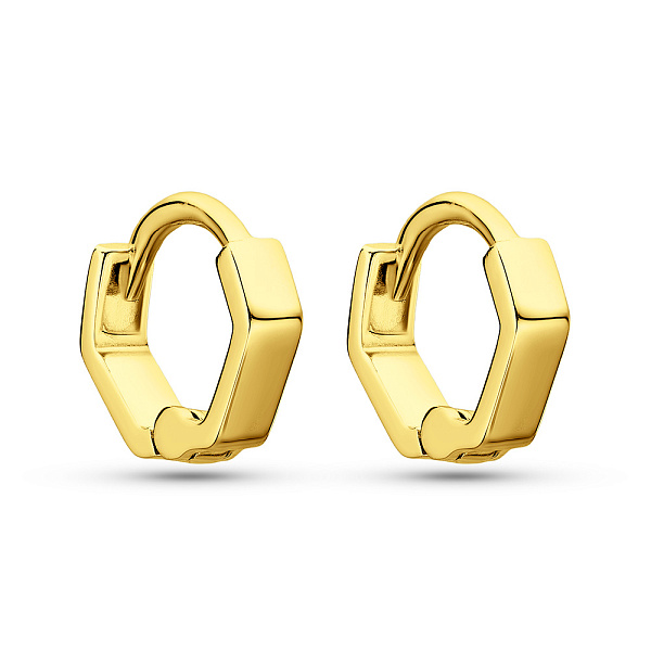 Серебряные серьги без камней (арт. 7502/9879ж) – изображение 1