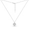 Серебряное колье Клевер с фианитами (арт. 7507/2515) – изображение 2