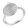 Серебряное кольцо с россыпью фианитов (арт. 7501/8551) – изображение 2