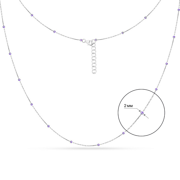 Колье Francelli из белого золота (арт. 351331бф) – изображение 3
