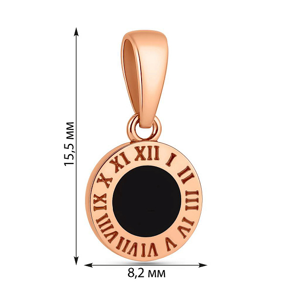 Кулон з золота з емаллю (арт. 441277еч) – зображення 3