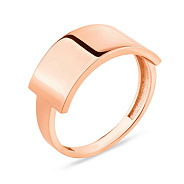 Фото Золотое кольцо без камней (арт. 155647)