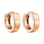 Фото Сережки-кільця з червоного золота (арт. 110448)