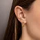 Золотые серьги без камней (арт. 117000) – изображение 2