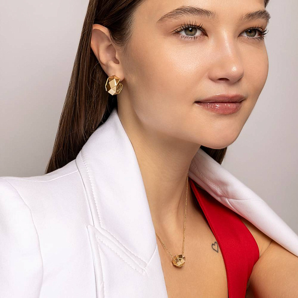 Золоте кольє Francelli (арт. 352898ж) – зображення 4