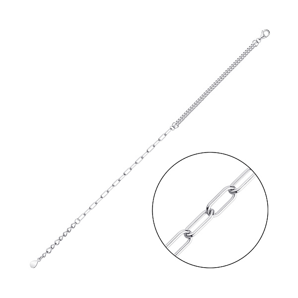 Серебряный браслет Trendy Style без вставок (арт. 7509/3756) – изображение 1