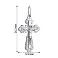 Серебряный крестик с распятием (арт. 7504/2-8008.0.2) – изображение 2