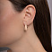 Серьги из красного золота (арт. 107750) – изображение 3