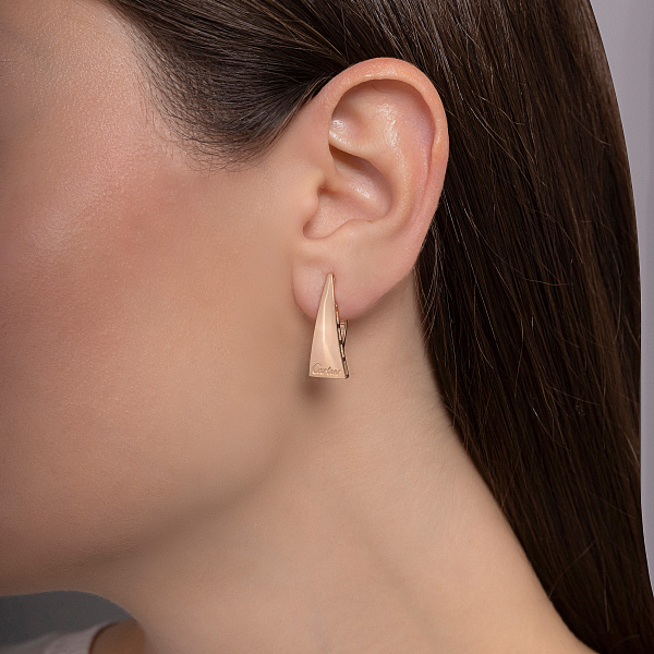 Серьги из красного золота (арт. 107750) – изображение 3
