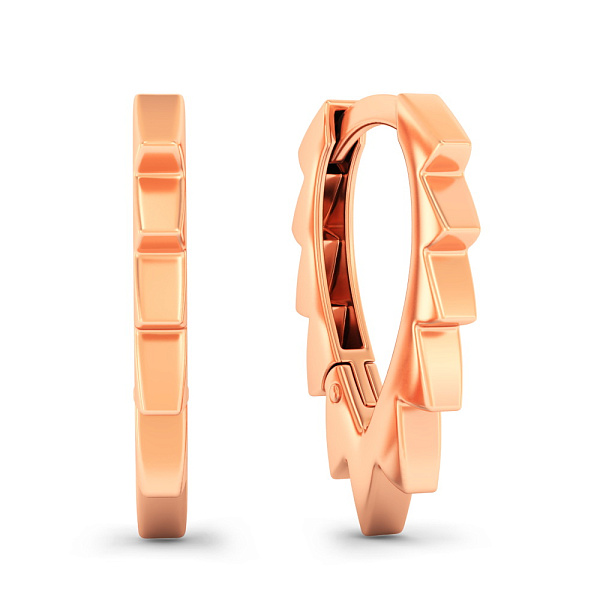 Сережки з червоного золота (арт. 1101006) – зображення 1