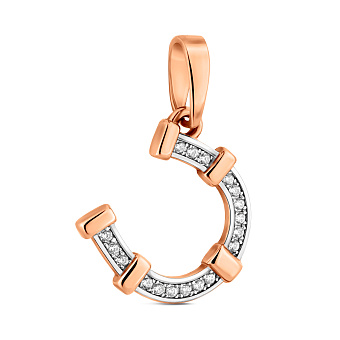 Золотой кулон Подкова (арт. 440611кб)