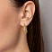 Золотые сережки Francelli (арт. 1101184ж) – изображение 2