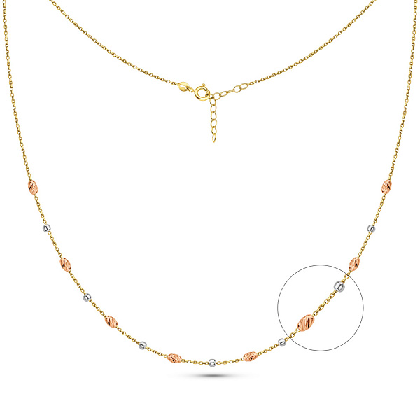 Золотое колье (арт. 352764жкб) – изображение 1