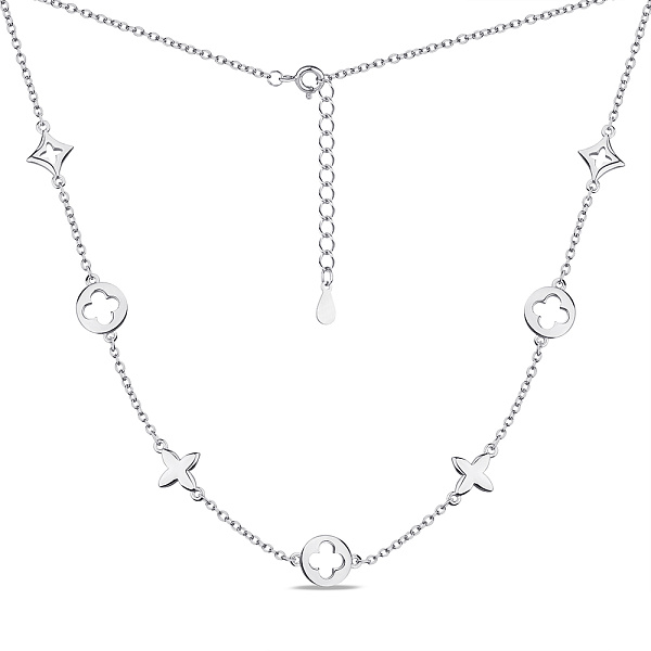 Колье из серебра без камней (арт. 7507/2026) – изображение 2